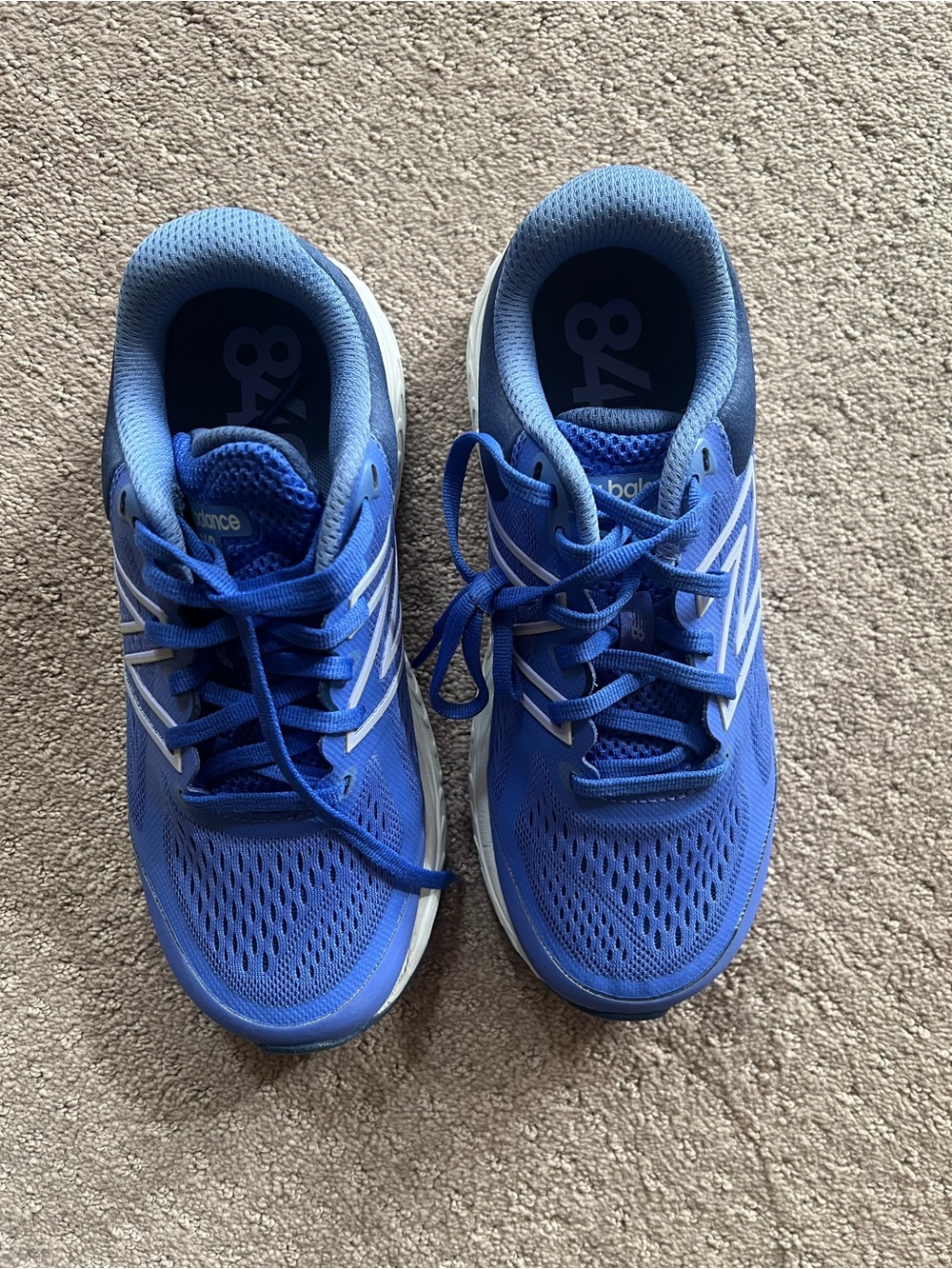 New Balance women’s size 7 purple/Blue Lace-Up Mesh Sneakers
